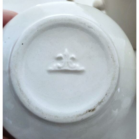 TEAPOT & TWO CREAMERS-Beige-Homer Laughlin-USA-Restaurant Ware Style - Picture 9 of 12